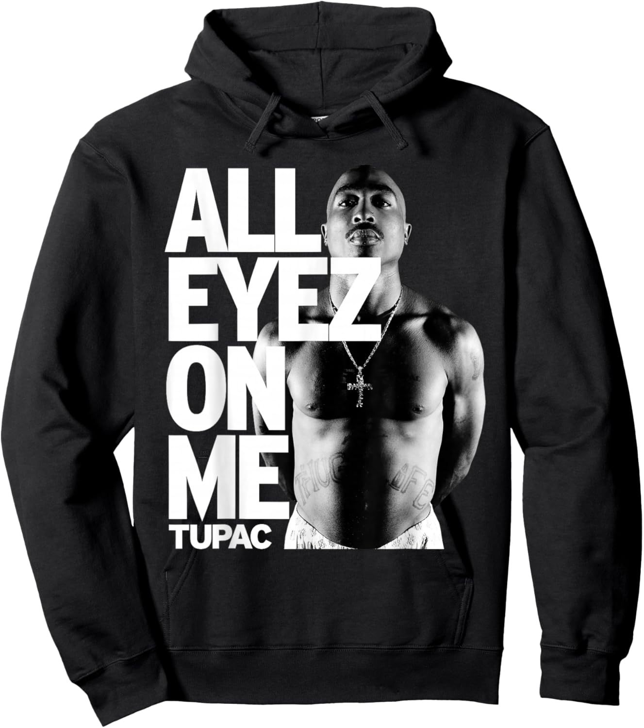 Tupac All Eyez On Me Hoodie - Hoodie | Black