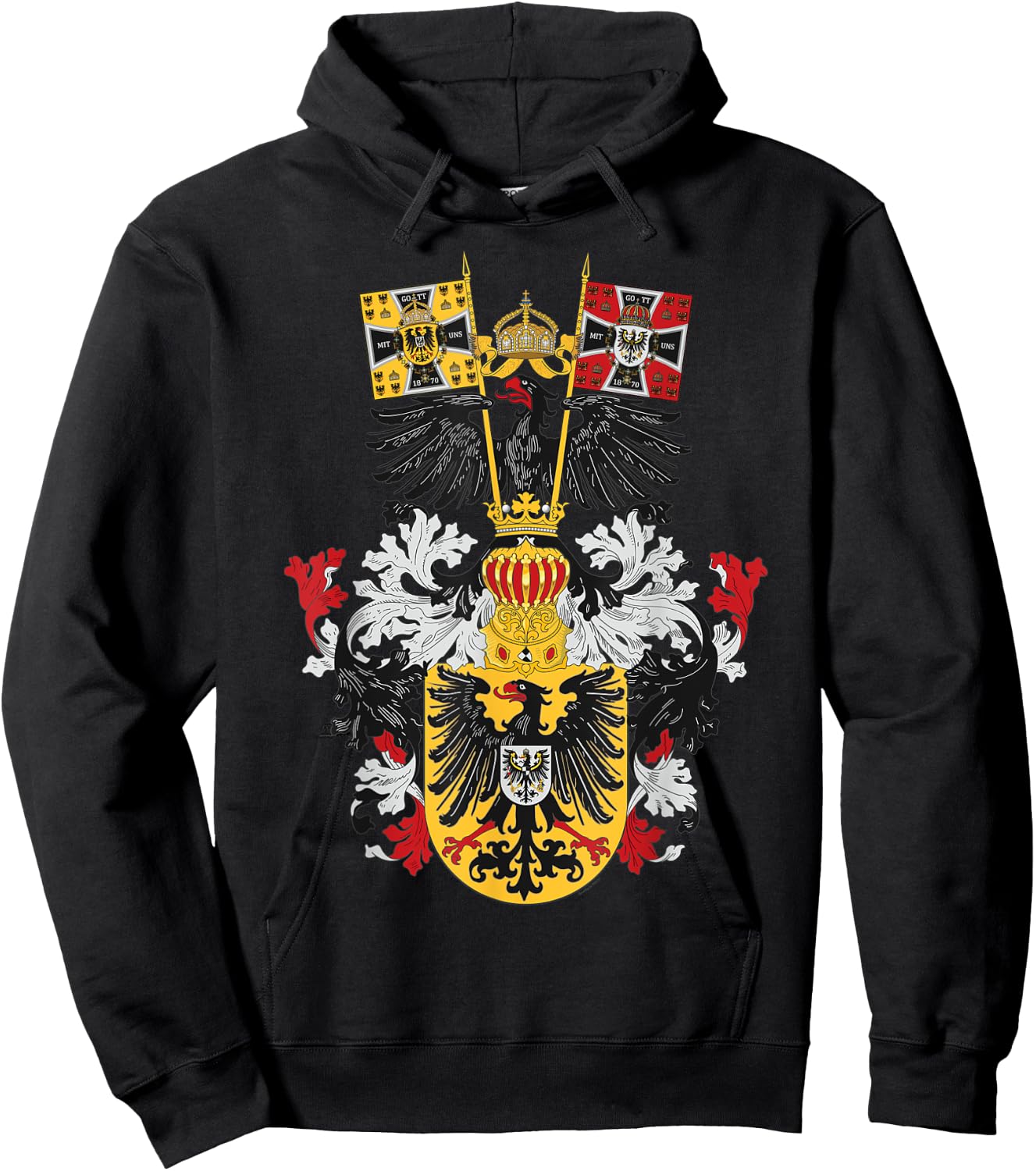 Holy Roman Empire Flag German Eagle Shirt Men Women Hoodie - Hoodie | Black