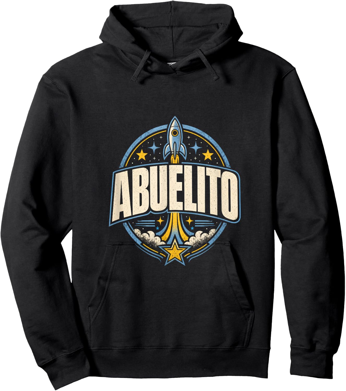 Abuelito Space Birthday Retro Family Classic Hoodie - Hoodie | Black