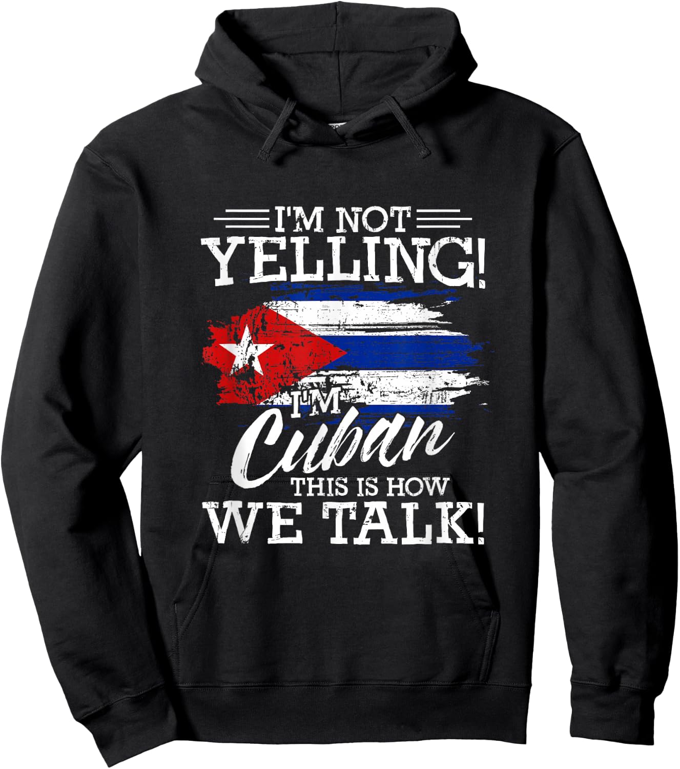 Funny Cuba Lover Graphic Men Kids Cuban Hoodie - Hoodie | Black