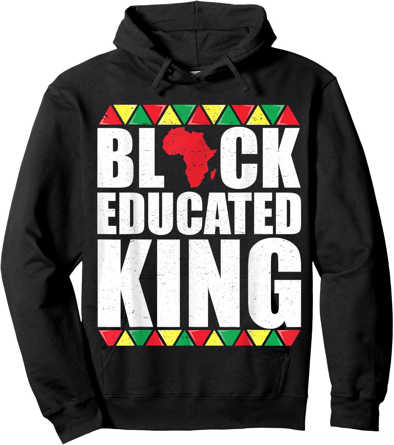 Black educated king Shirt Men Black History Month Hoodie - Hoodie | Black