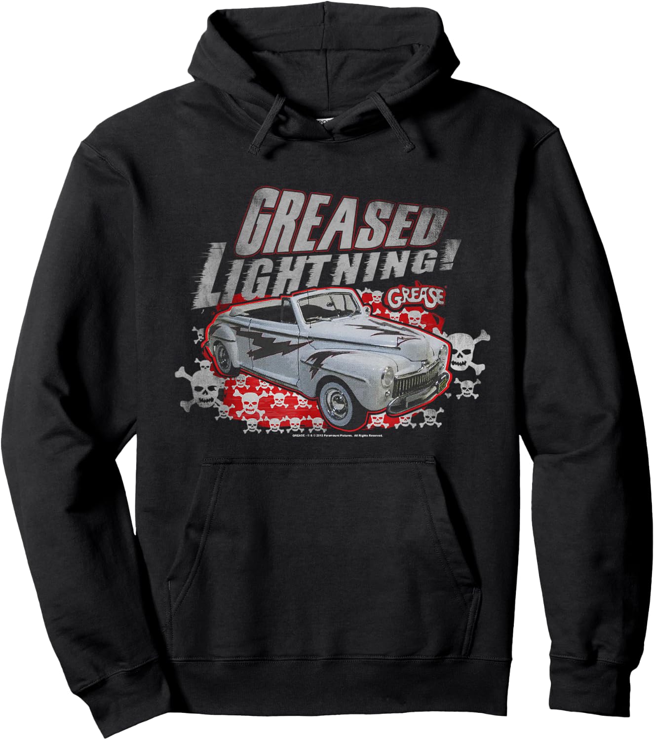 Grease Greased Lightening Hoodie - Hoodie | Black