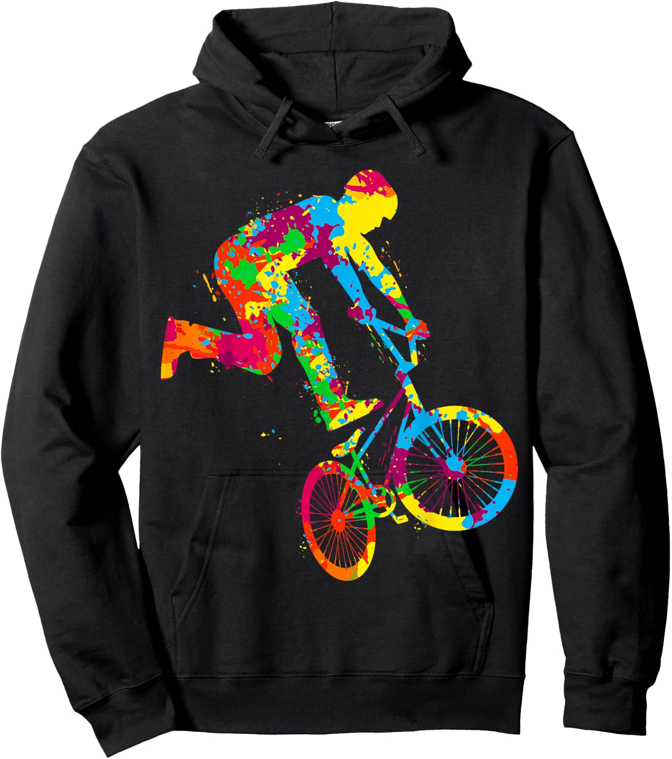 BMX Bike Stunt Rider Boys Children Hoodie - Hoodie | Black
