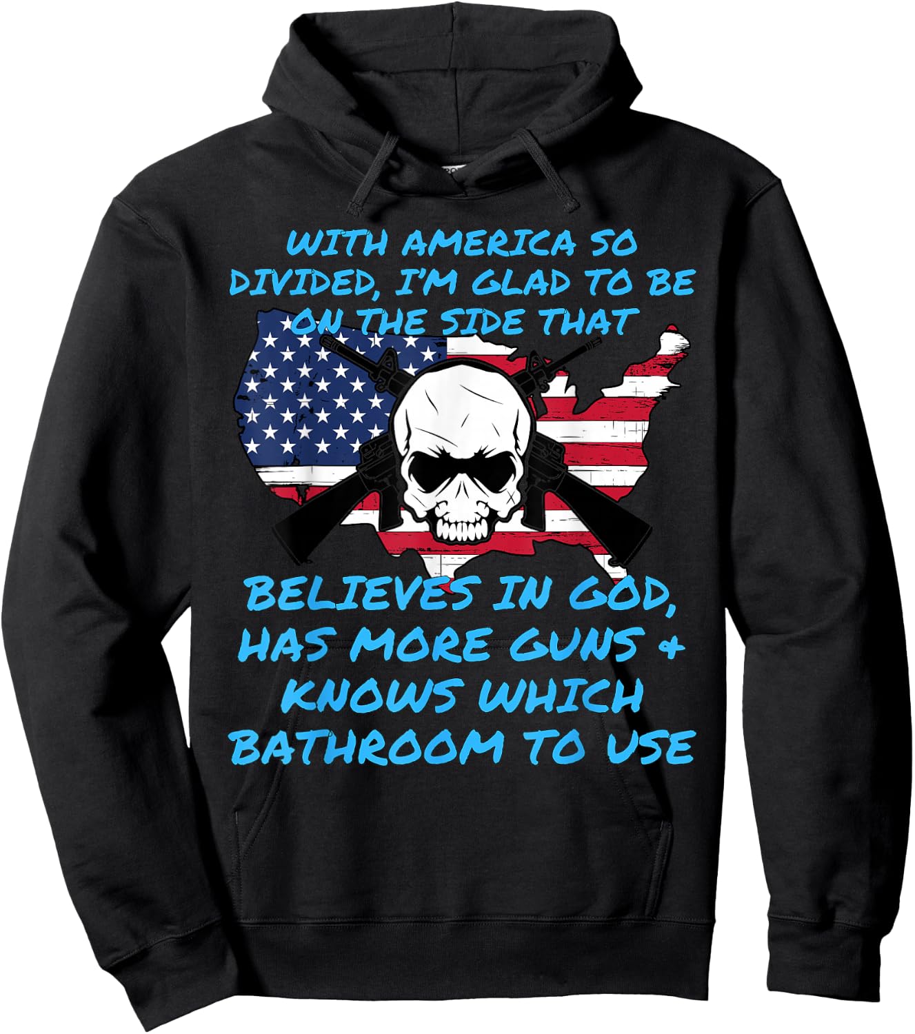 Republican Anti Democrat Funny Political Apparel Hoodie - Hoodie | Black