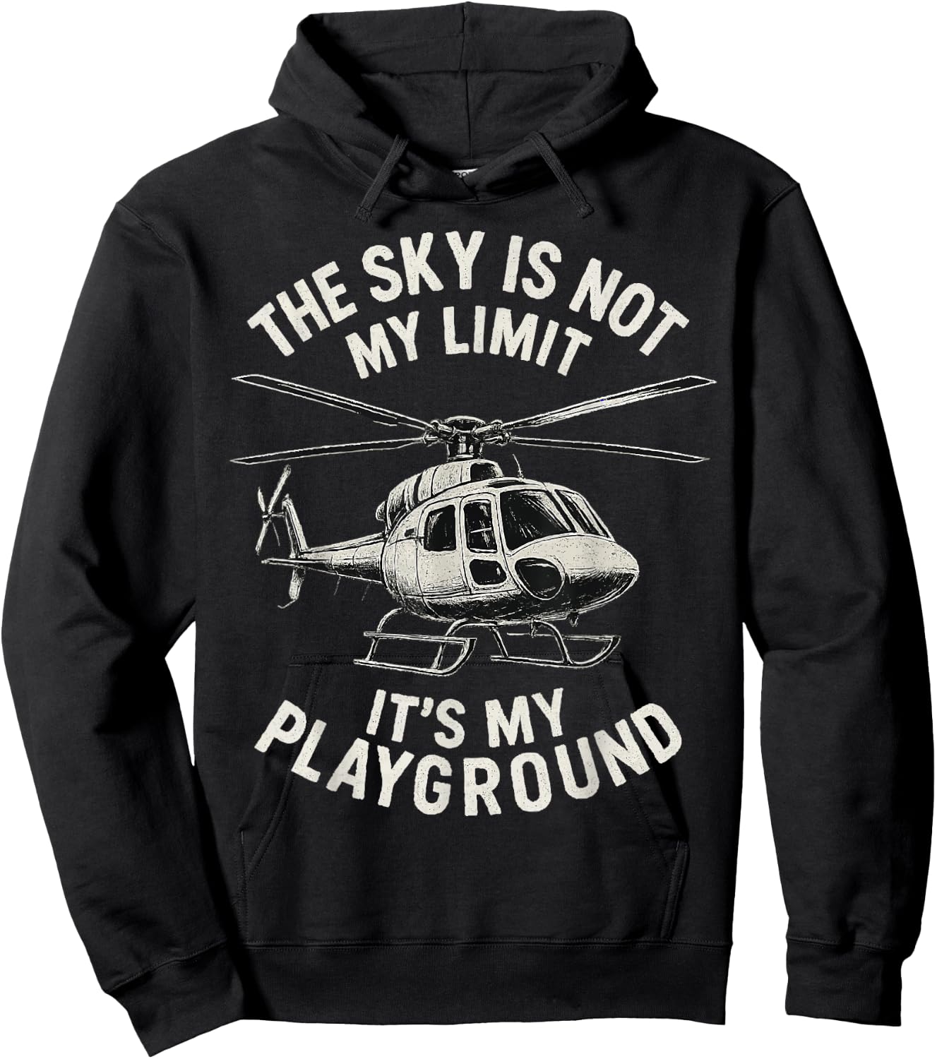 The Sky Is Not My Limit It's My Playground Hoodie - Hoodie | Black