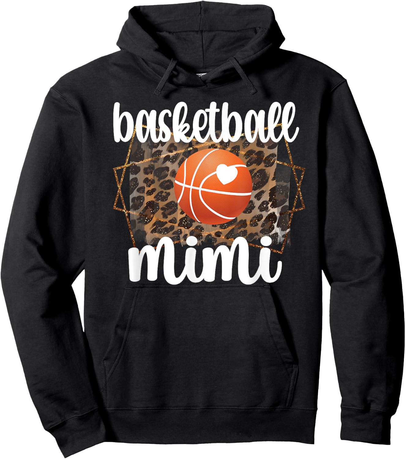 Basketball Mimi Grandma Mimi Of A Basketball Player Hoodie - Hoodie | Black