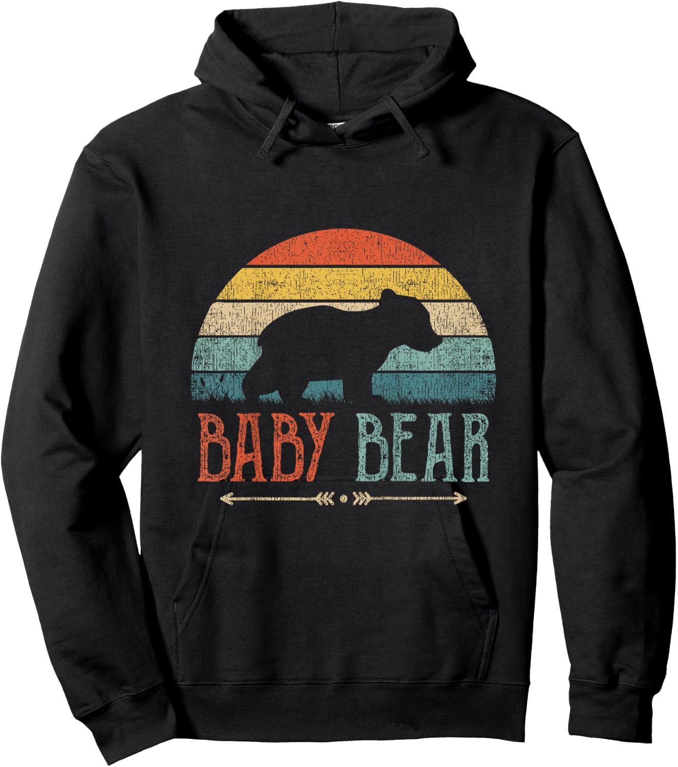 Baby Bear Cute Infant Outfit Small Child Toddler Hoodie - Hoodie | Black