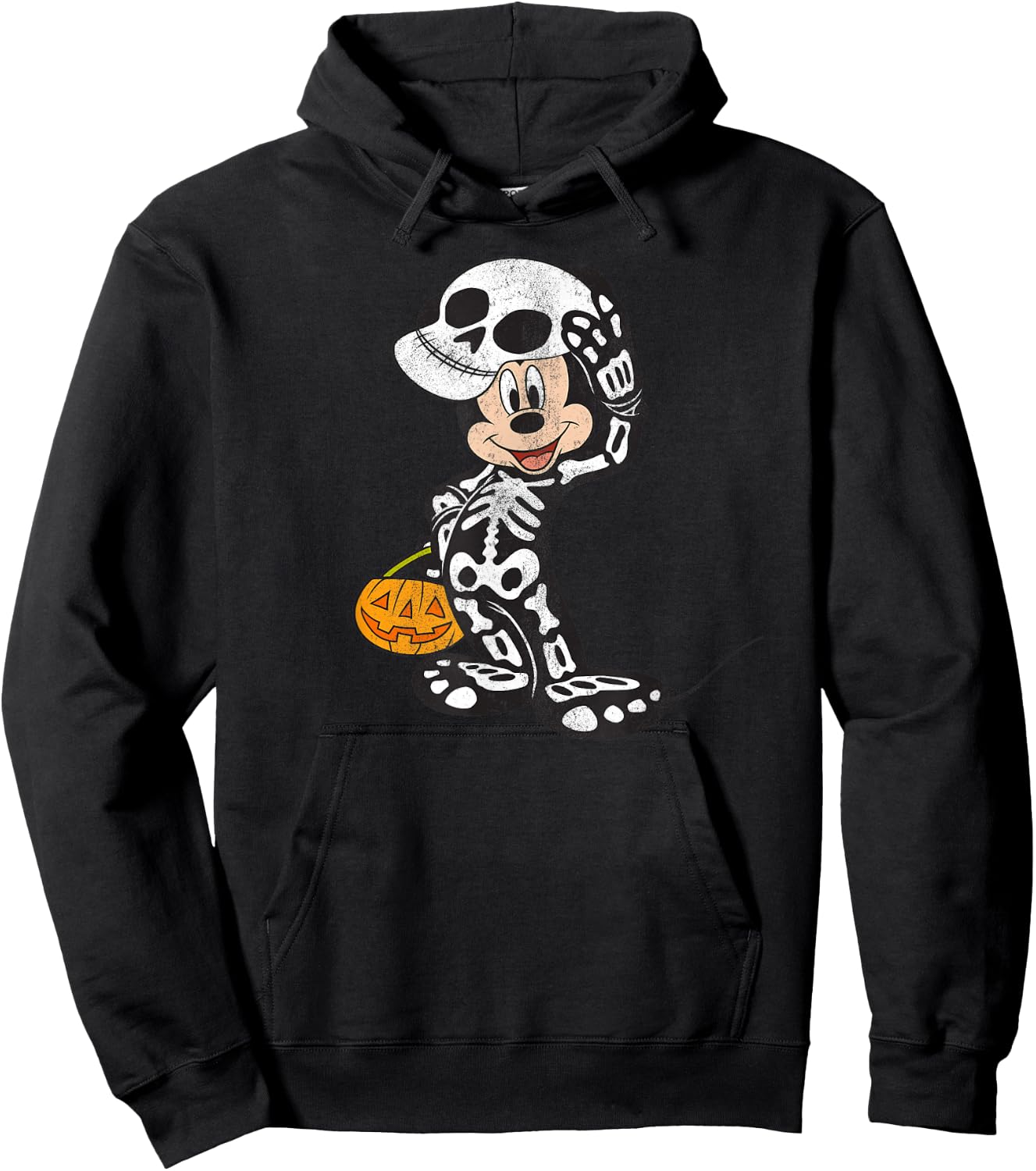 Disney - Halloween Mickey Happy Bones Hoodie - Hoodie | Black