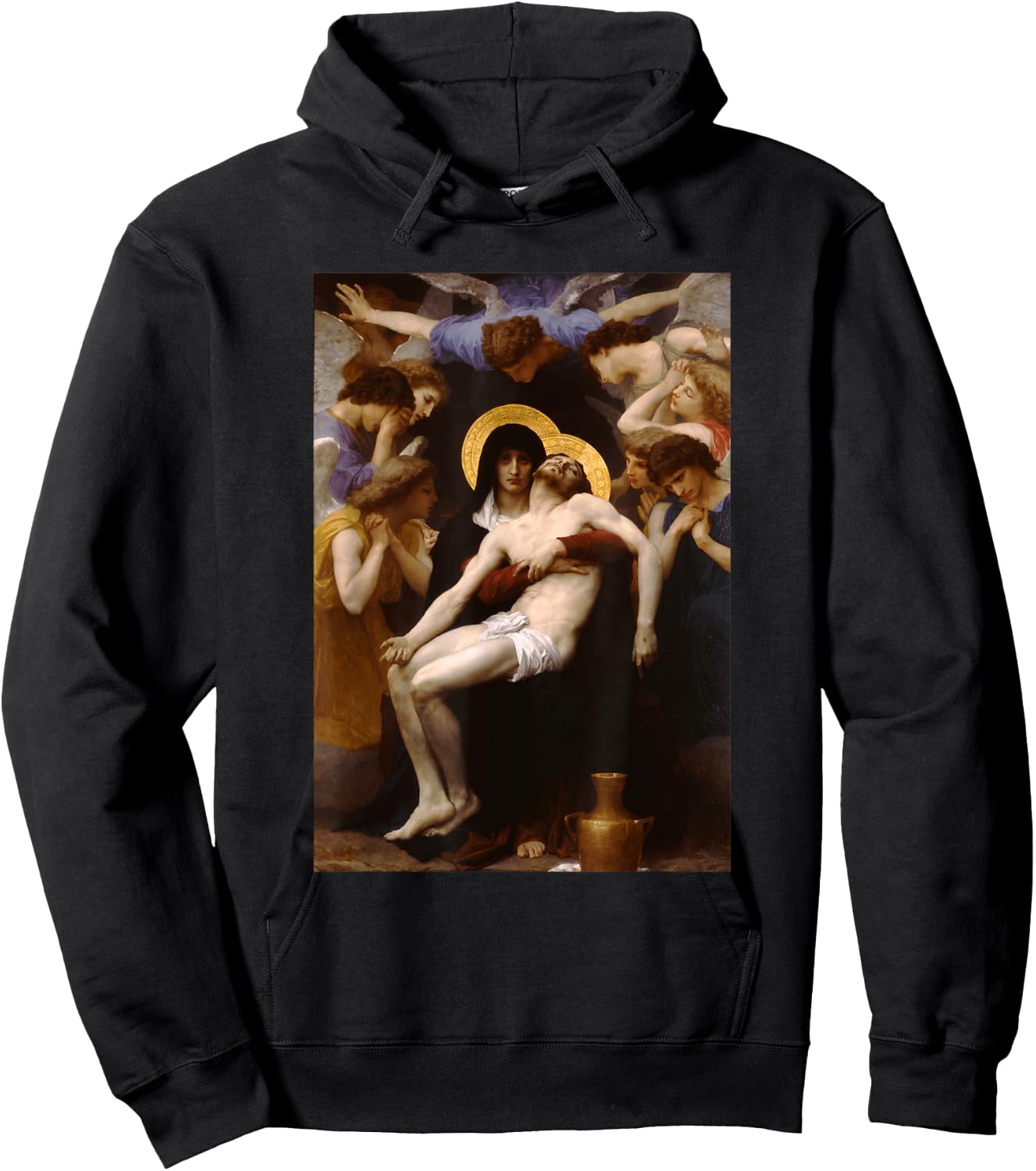 William-Adolphe Bouguereau - Pieta #2 - For artists Hoodie - Hoodie | Black