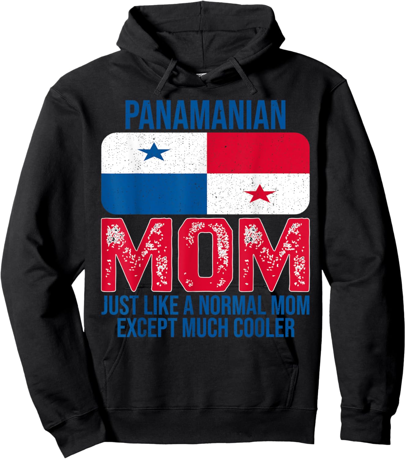 Vintage Panamanian Mom Panama Flag For Mother's Day Hoodie - Hoodie | Black