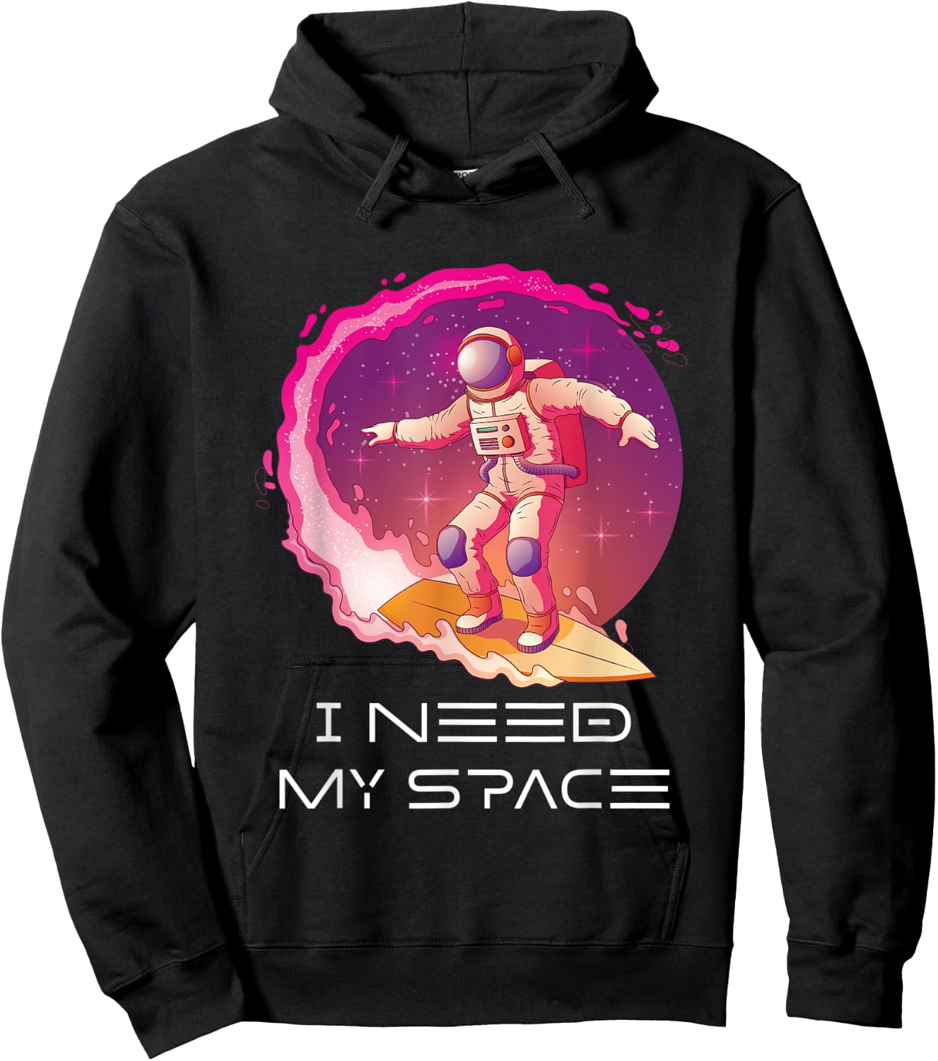 Milky Way Stars Hoodie - Hoodie | Black