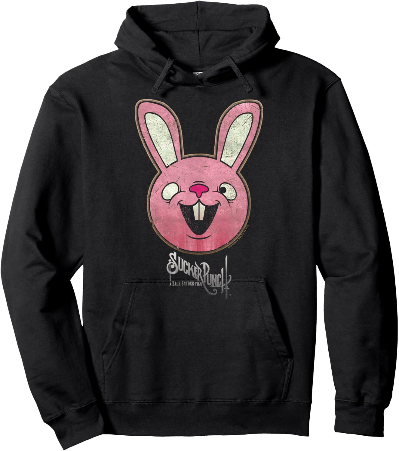 Sucker Punch Pink Bunny Hoodie - Hoodie | Black