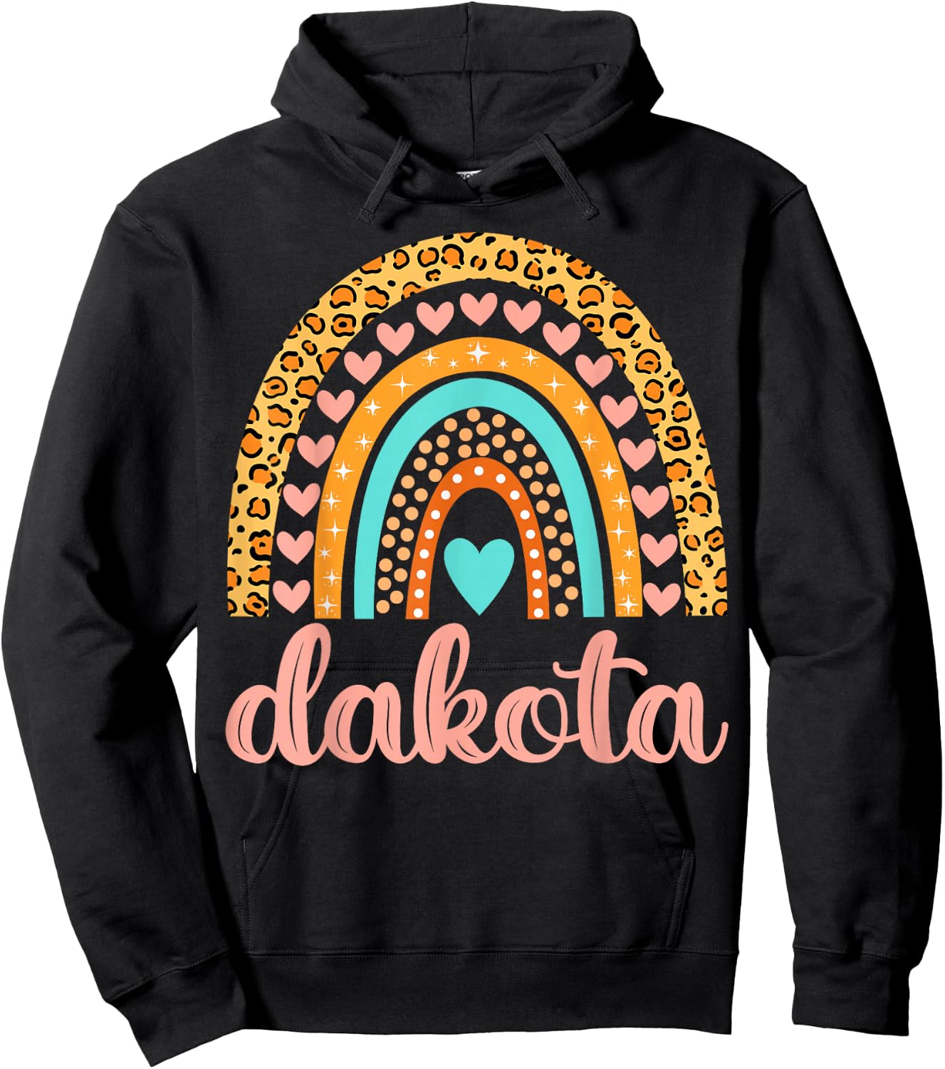 Dakota Dakota Name Birthday Shirt Gift Hoodie - Hoodie | Black
