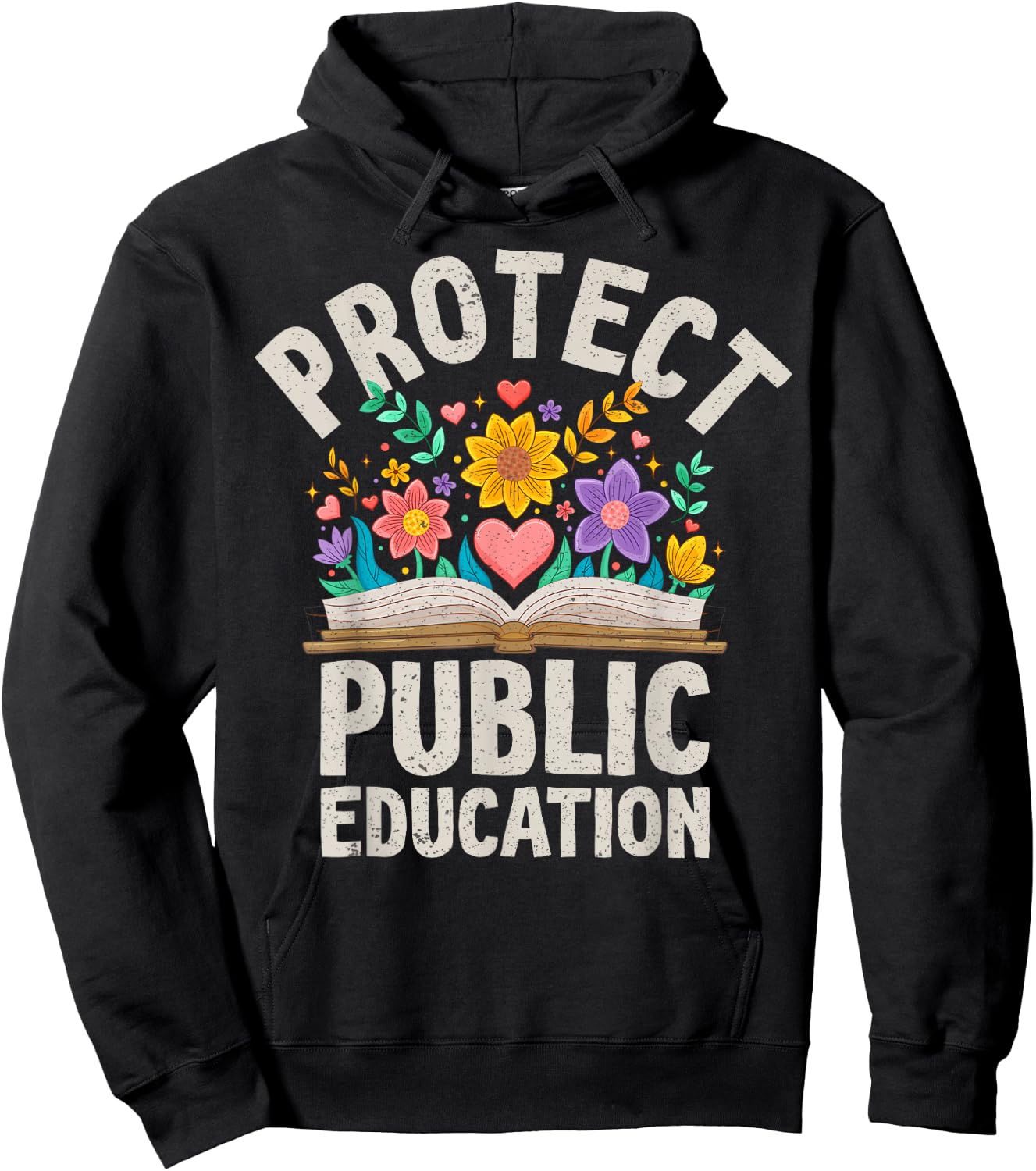 Protect Public Education Public School Teacher Appreciation Hoodie - Hoodie | Black