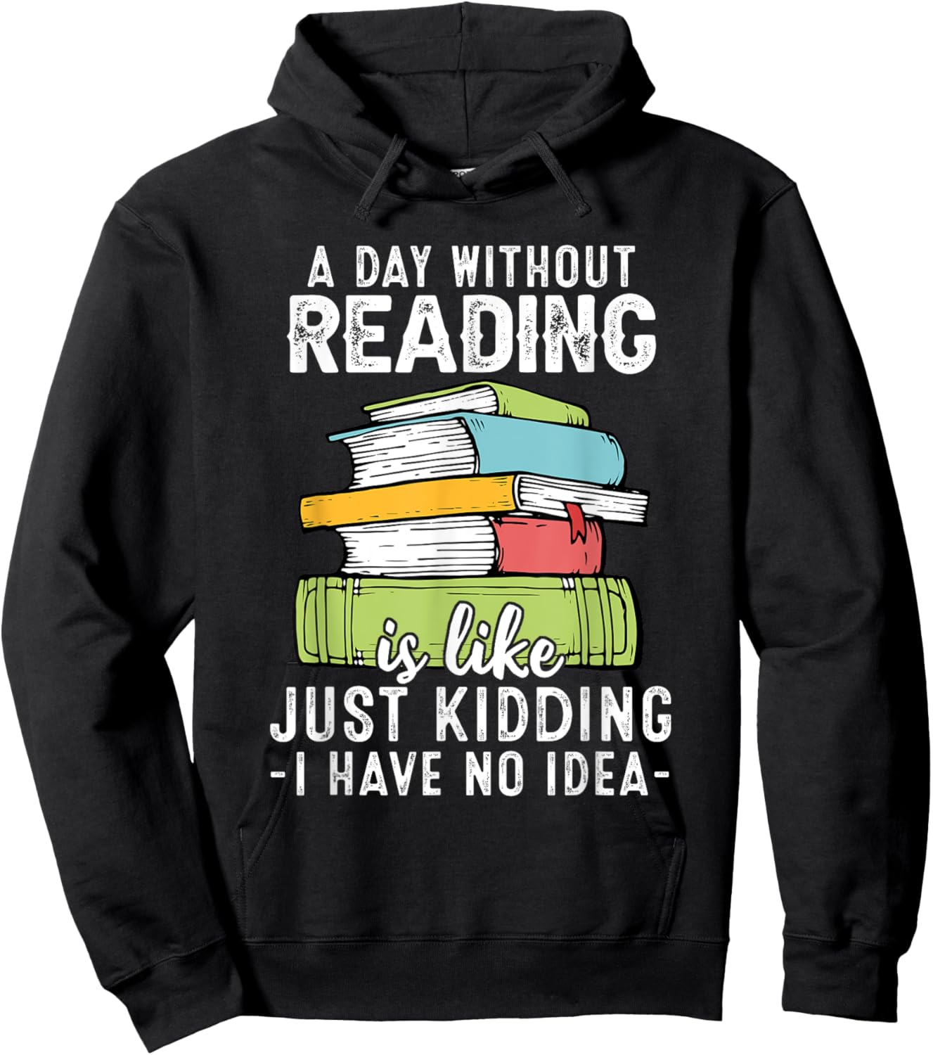 Funny Reading Reader Bookworm Saying Reading Books Lover Hoodie - Hoodie | Black