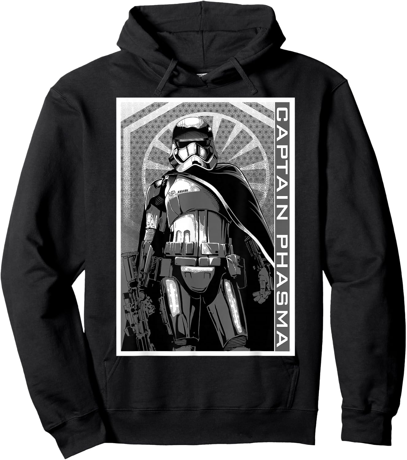 Star Wars Captain Phasma Portrait Hoodie - Hoodie | Black
