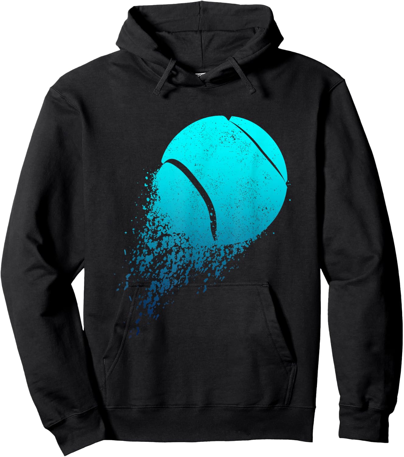 Tennis Player Sport Vintage Men Women Tennis Hoodie - Hoodie | Black