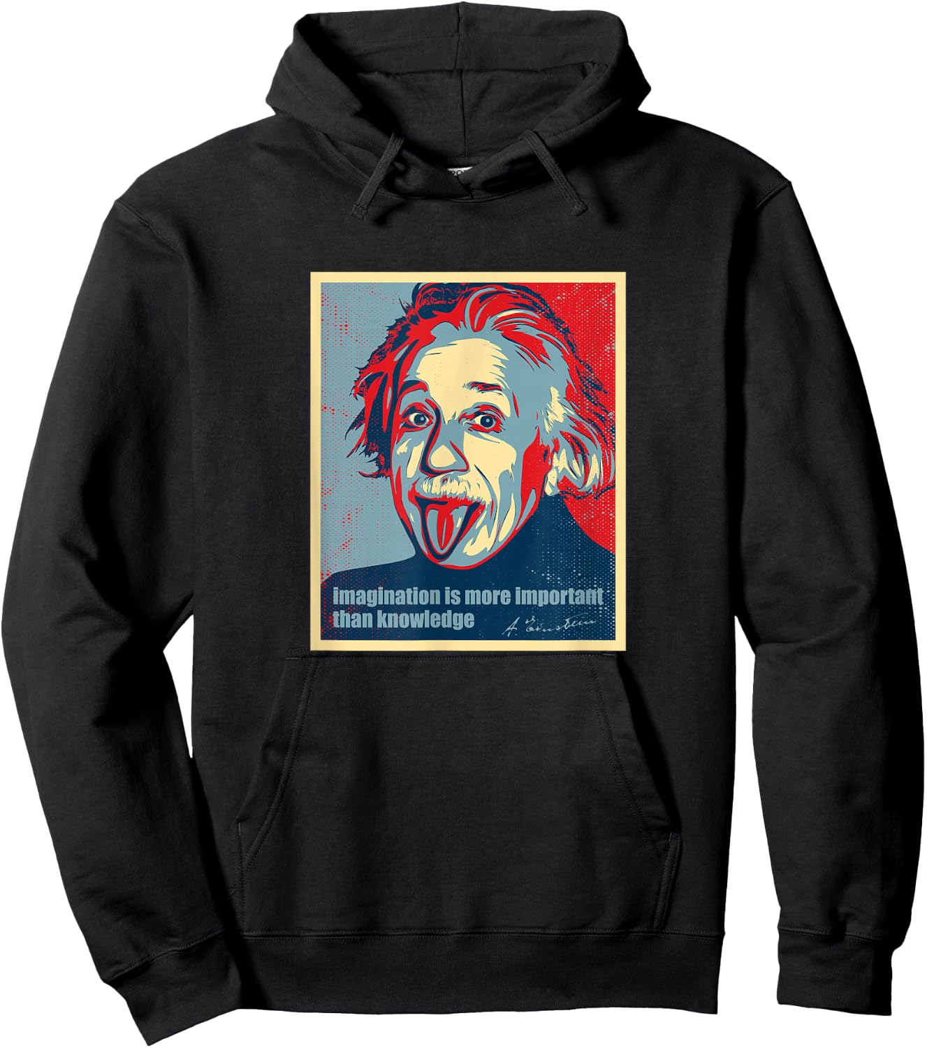 Imagination is more important than knowledge Hoodie - Hoodie | Black