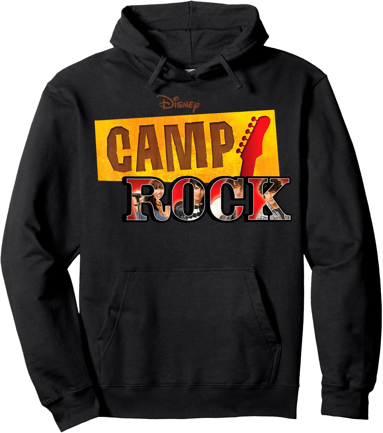 Disney Channel Camp Rock Series Logo Hoodie - Hoodie | Black