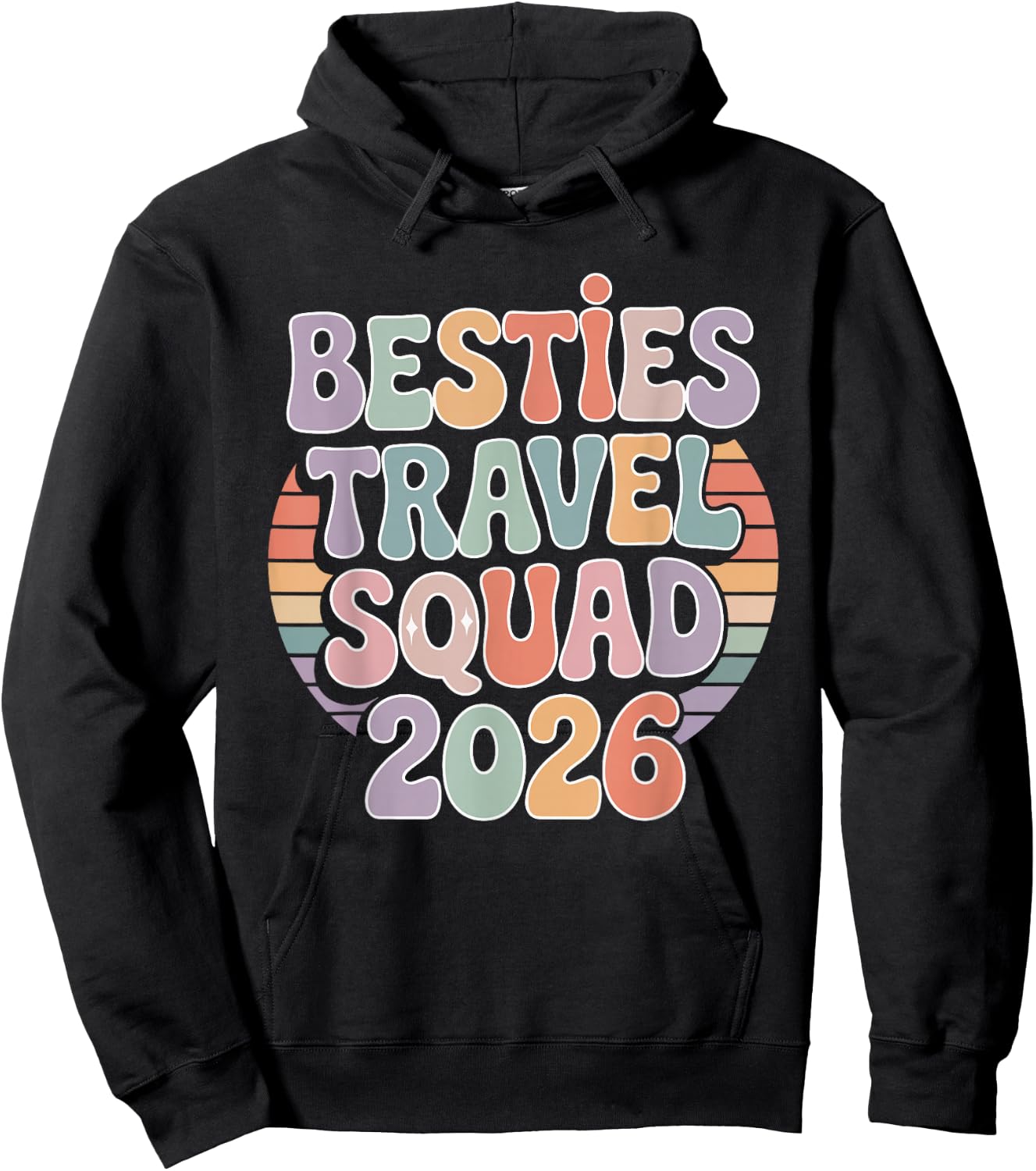 Girls Weekend Besties Vacation Trip Friends Vacation 2026 Hoodie - Hoodie | Black