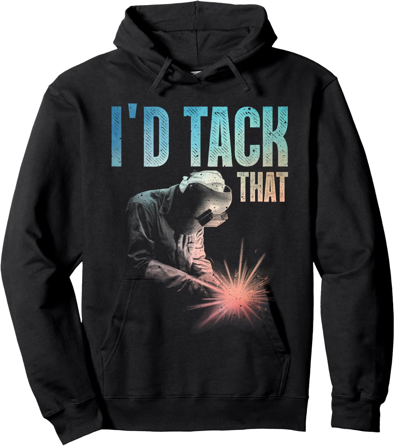 Best Welding Art Men Women Tack Welder Ironworkers Pipeliner Hoodie - Hoodie | Black