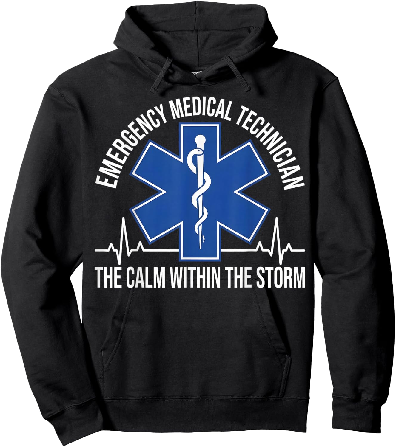 The Calm Within The Storm Medical Badge Hoodie - Hoodie | Black