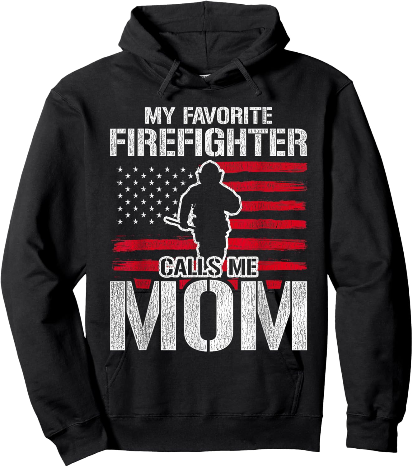 911 Rescue Firefighter Mom Mothers Day Gift Firefighter Hoodie - Hoodie | Black
