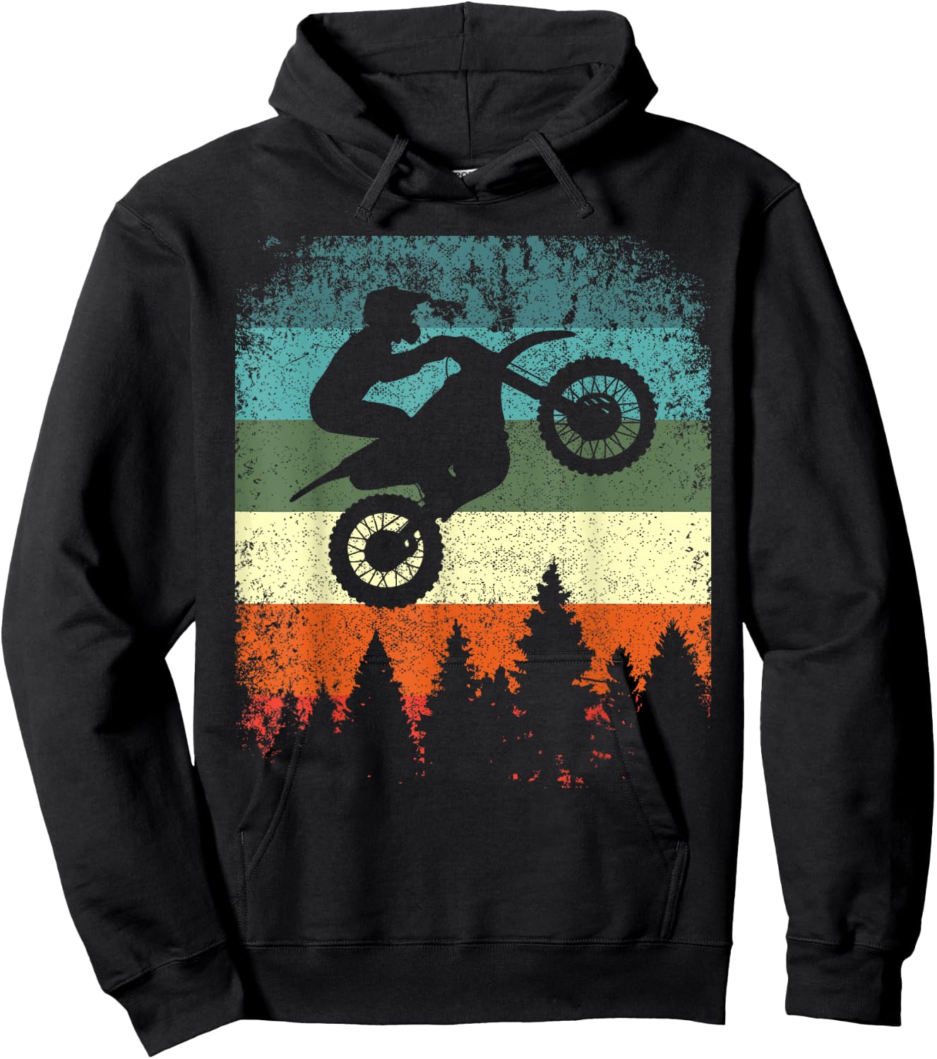 Motorcycle rider motocross motorcycle rider sport motorcycle Hoodie - Hoodie | Black
