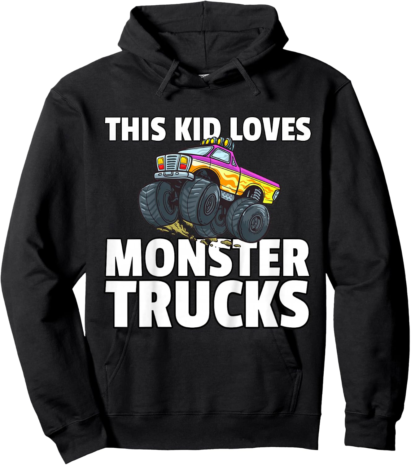 Monster Truck Jam Boys Hoodie - Hoodie | Black