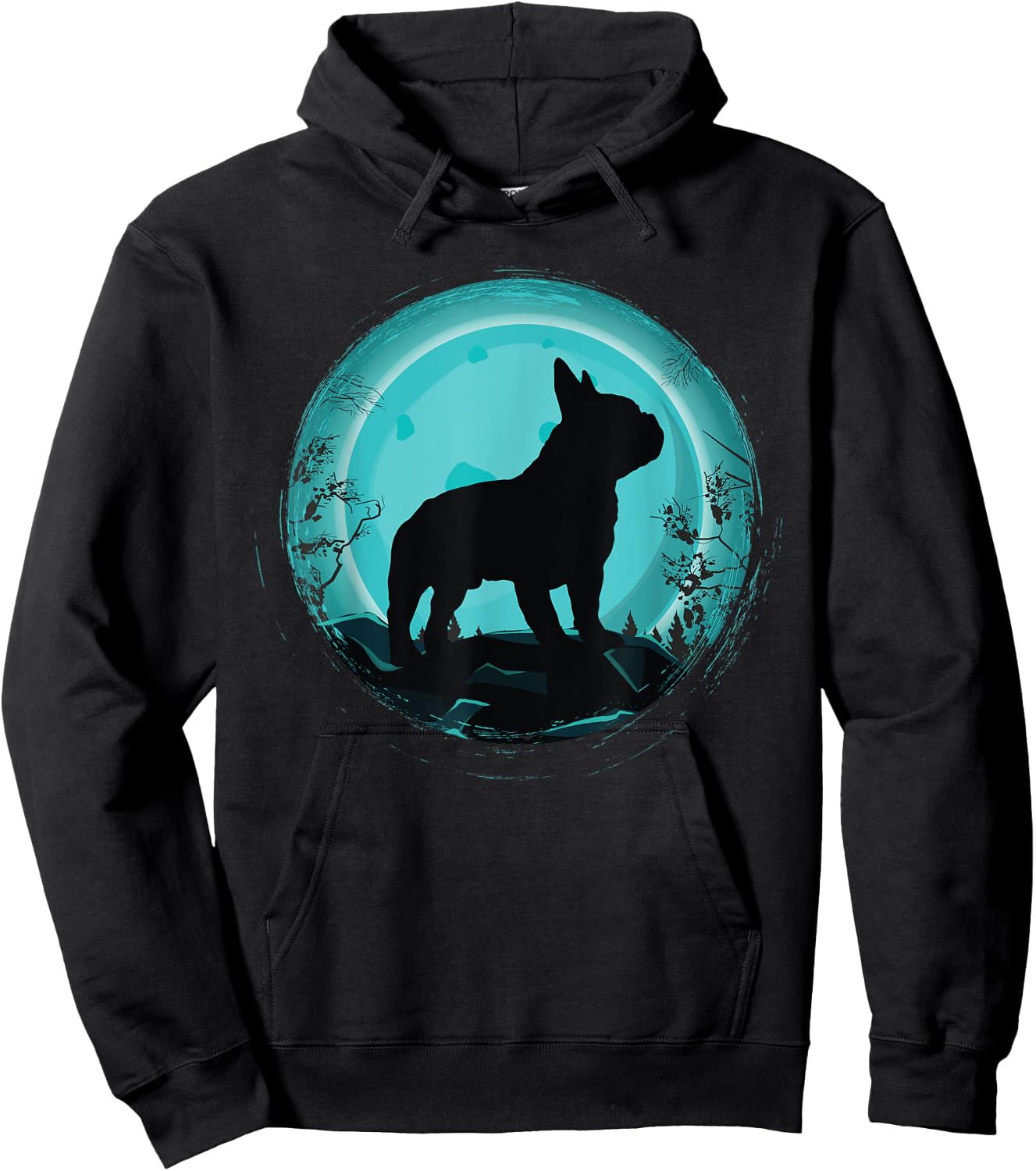 French Bulldog Frenchie Dog Women Kids Hoodie - Hoodie | Black