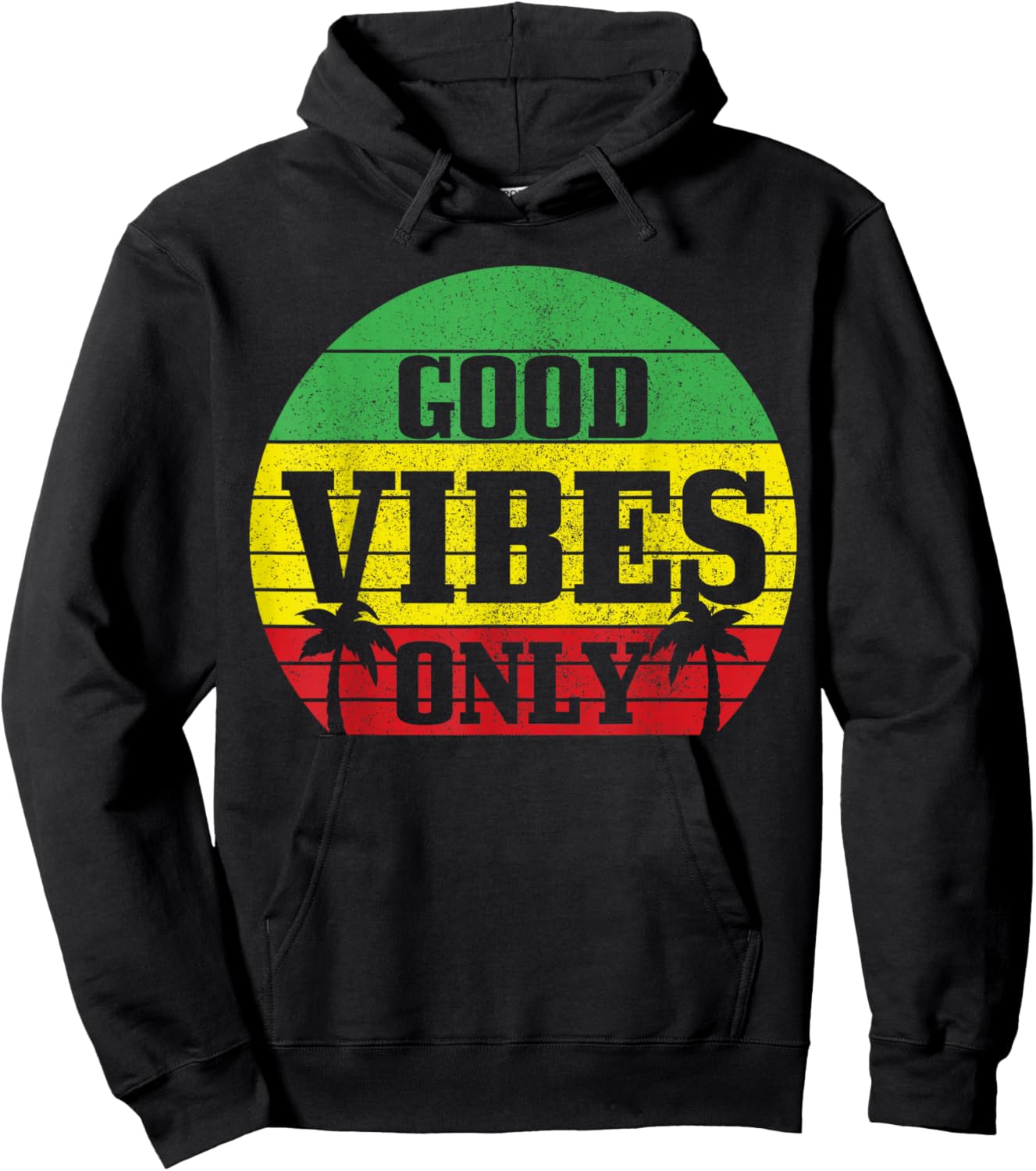 Reggae Music Rastafari Jamaica Rasta Gift Hoodie - Hoodie | Black