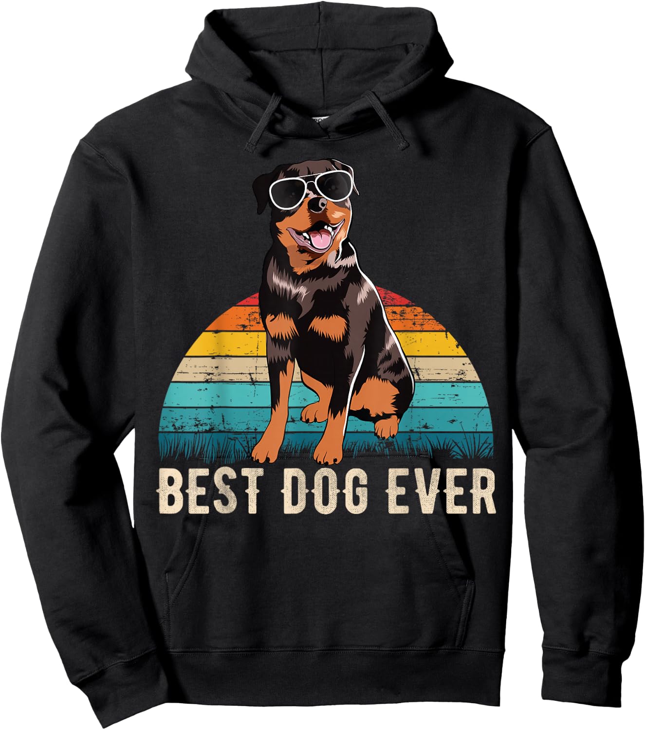 Rottweiler Dog Rottie Hoodie - Hoodie | Black