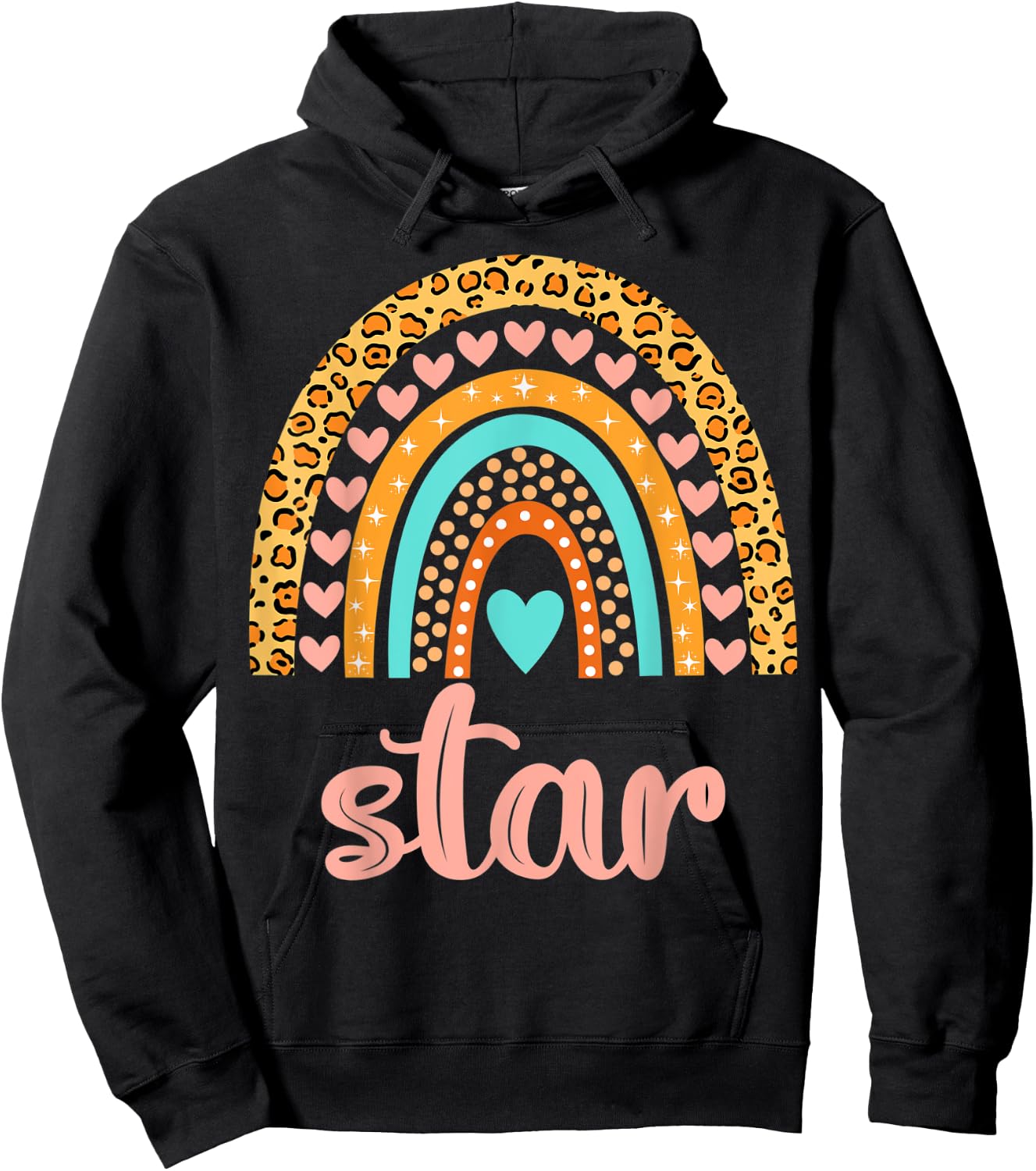 Star Star Name Birthday Shirt Gift Hoodie - Hoodie | Black