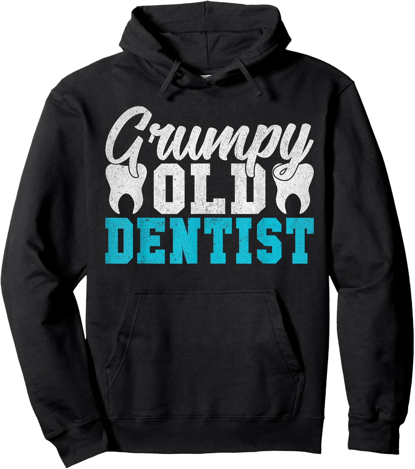 Grumpy old Dentist Hoodie - Hoodie | Black