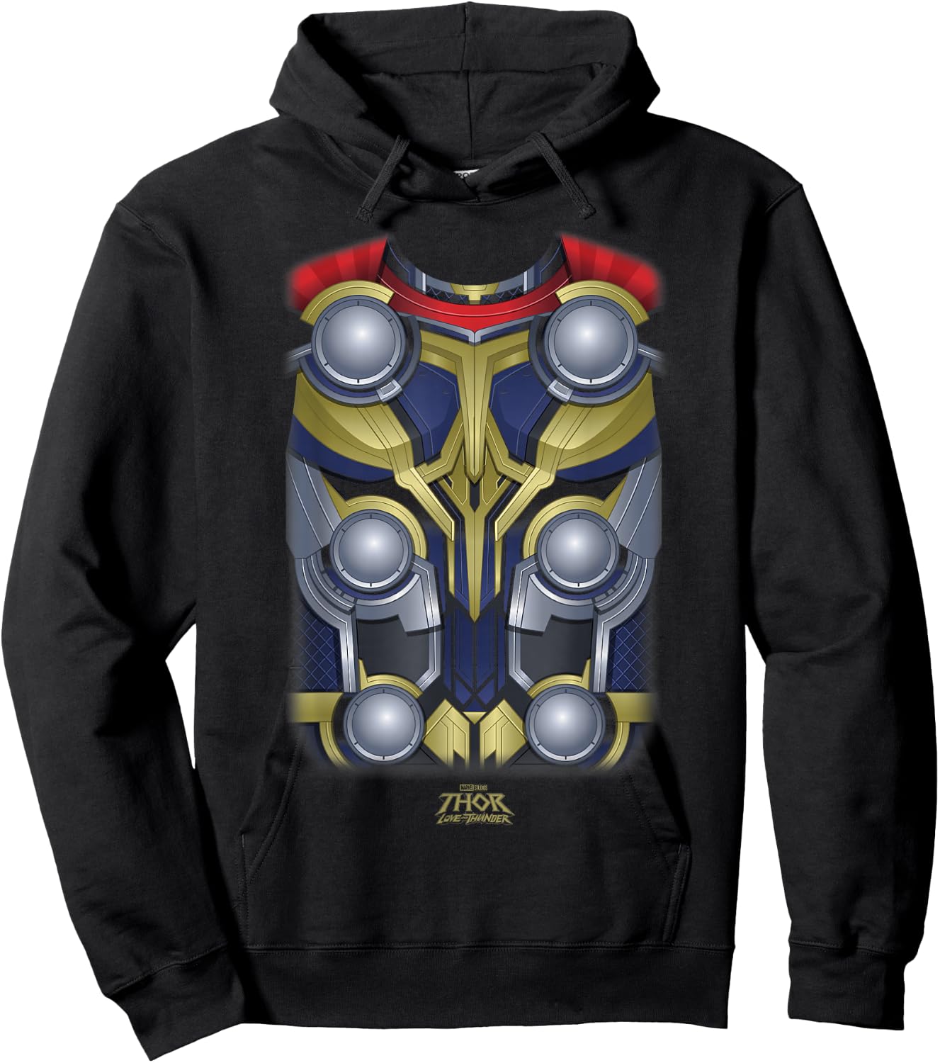 Marvel Thor: Love and Thunder Thor Halloween Costume Hoodie - Hoodie | Black