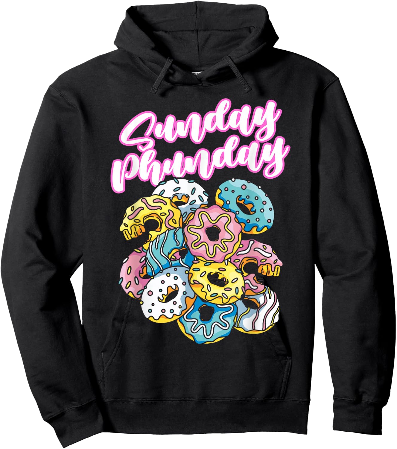 Sunday Phunday Phish Donuts Family Bakers Hoodie - Hoodie | Black