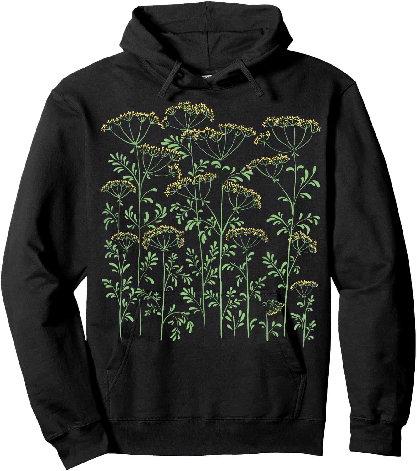 Made in Ukraine Shirts by Alice Ron Dill Ukrop Ukraine Food Ukrainian Vyshyvanka Botanical Hoodie - Hoodie | Black