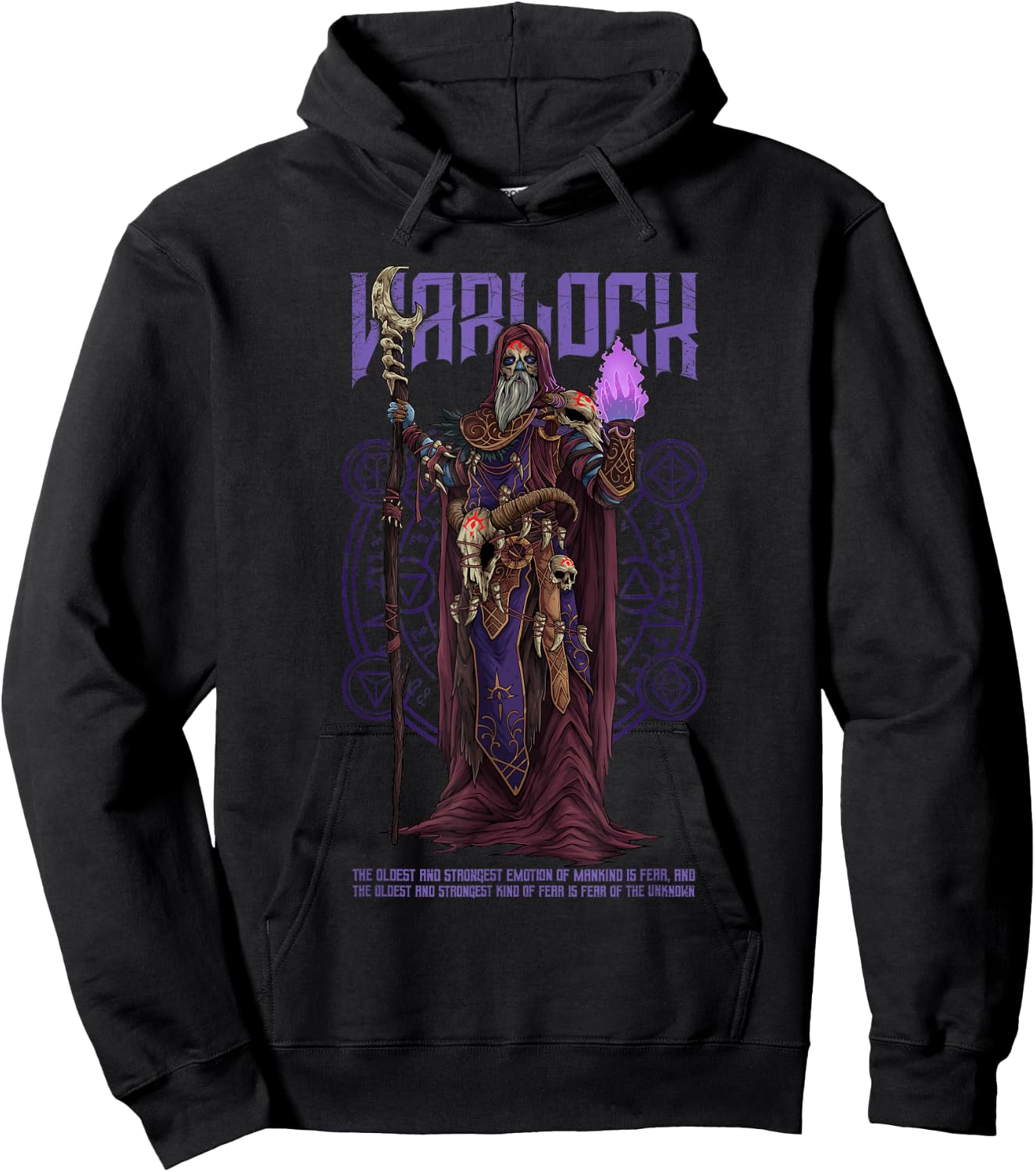 Warlock Unknown Player Character Role Playing Game Funny RPG Hoodie - Hoodie | Black