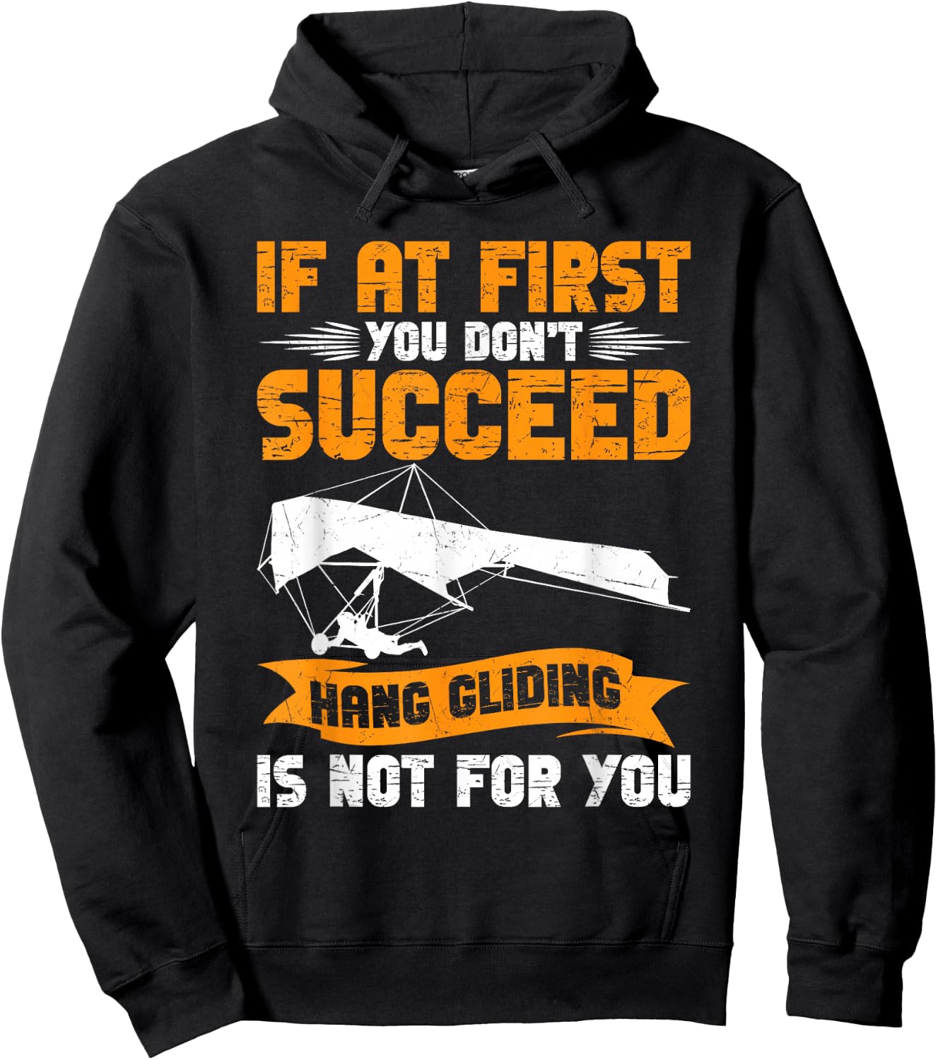 Hang Gliding Equipment Hang Glider Helmet Hanggliding Hoodie - Hoodie | Black