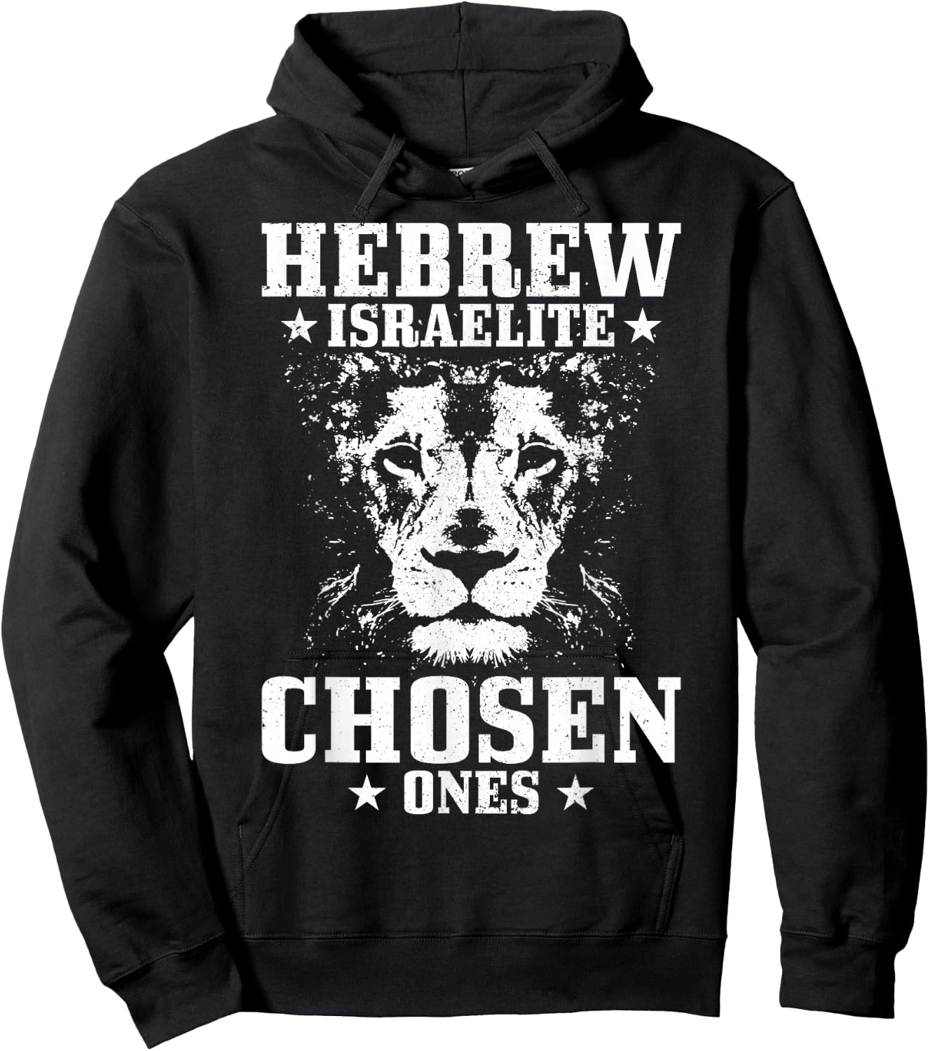Israelite Hebrew Lion of Judah Hoodie - Hoodie | Black