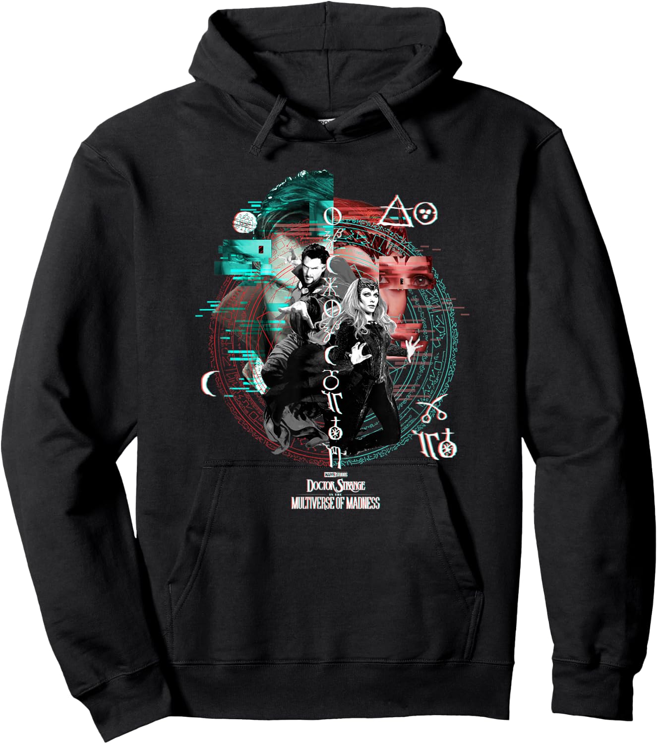 Marvel Doctor Strange In The Multiverse Of Madness Glitch Hoodie - Hoodie | Black