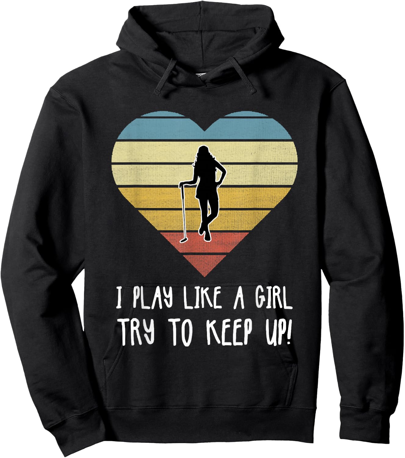 Girls Golf Gift Hoodie - Hoodie | Black