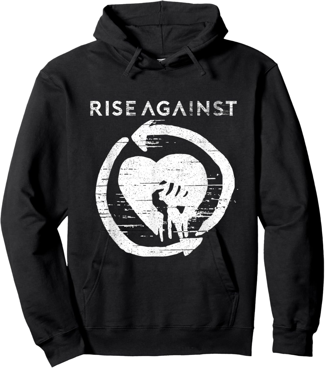 Rise Against - Official Merchandise - New Heartfist Small Hoodie - Hoodie | Black