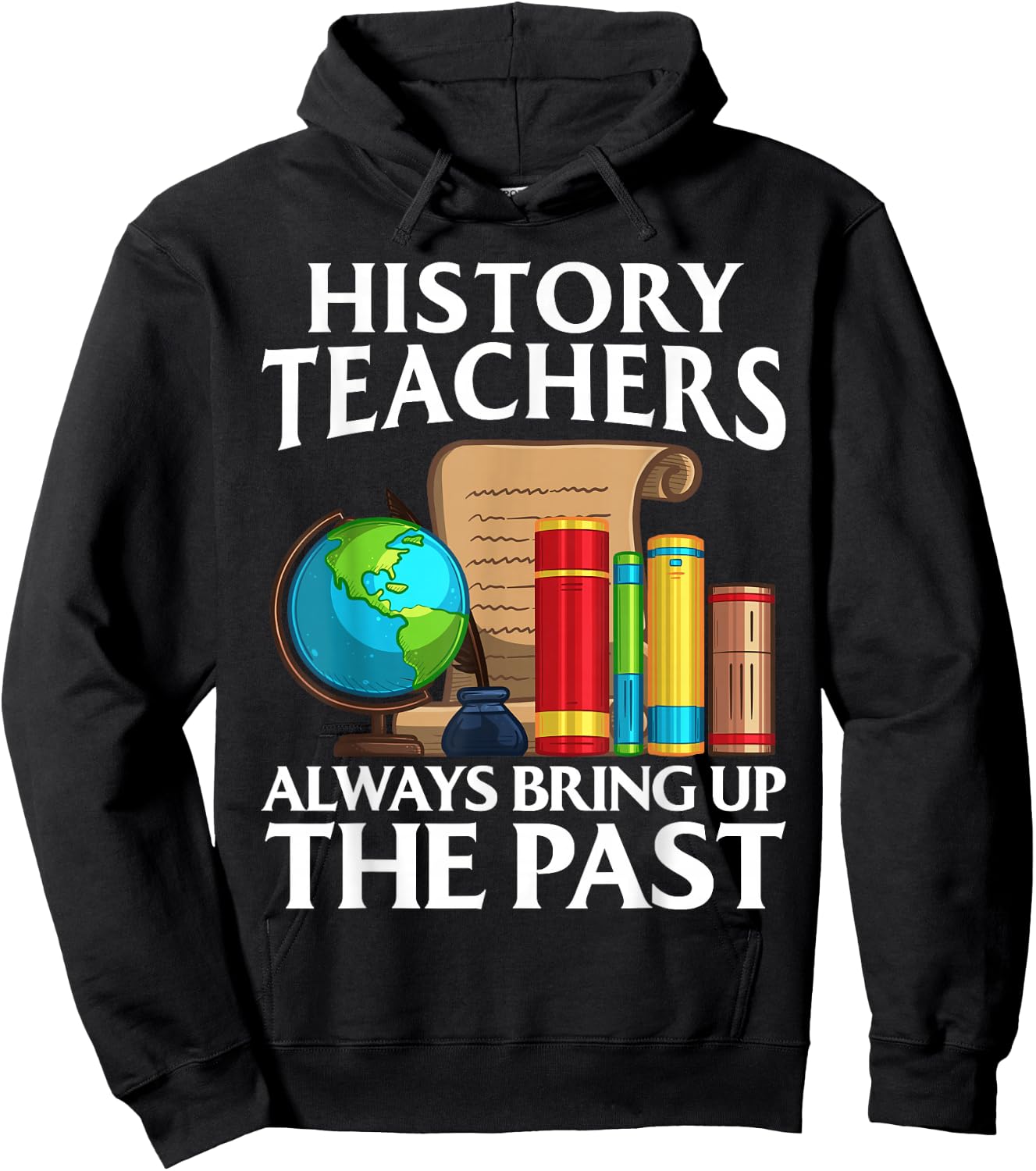 Funny History Teacher Design Women Social Studies Hoodie - Hoodie | Black