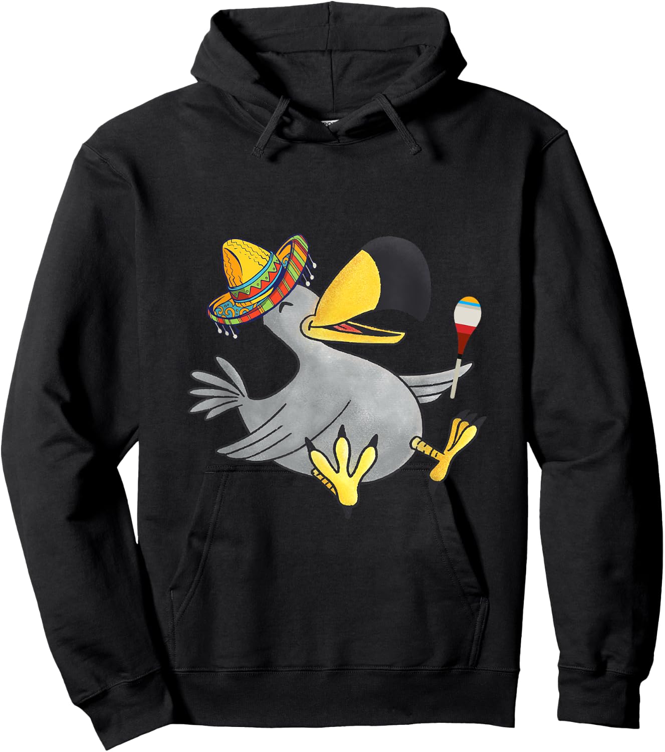 Dodo Bird Sombrero Costume Mexico Cinco De Mayo Fiesta Hoodie - Hoodie | Black