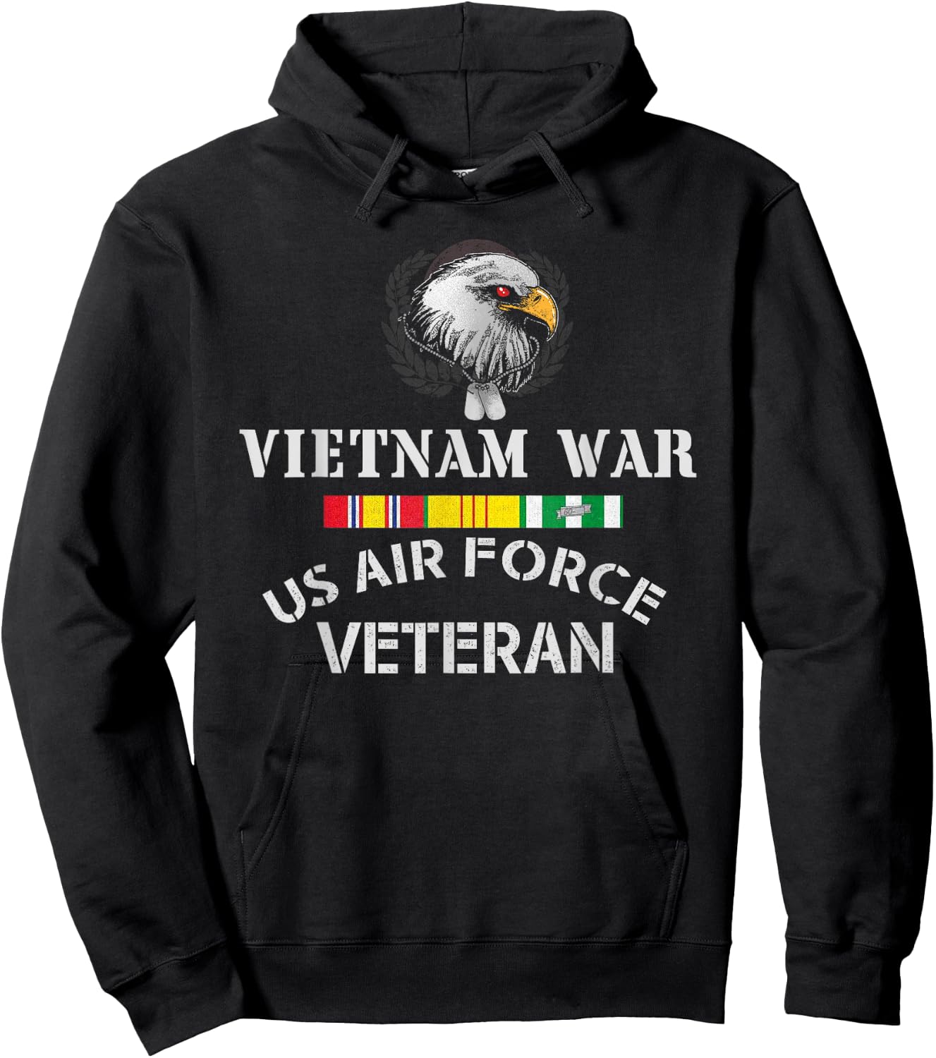 Us Air Force vietnam veteran t shirt Veteran's Day Gift Hoodie - Hoodie | Black