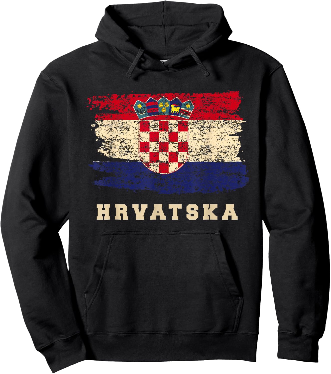 Croatia Soccer Shirt 2018 Football Croatian Jersey Hrvatska Hoodie - Hoodie | Black