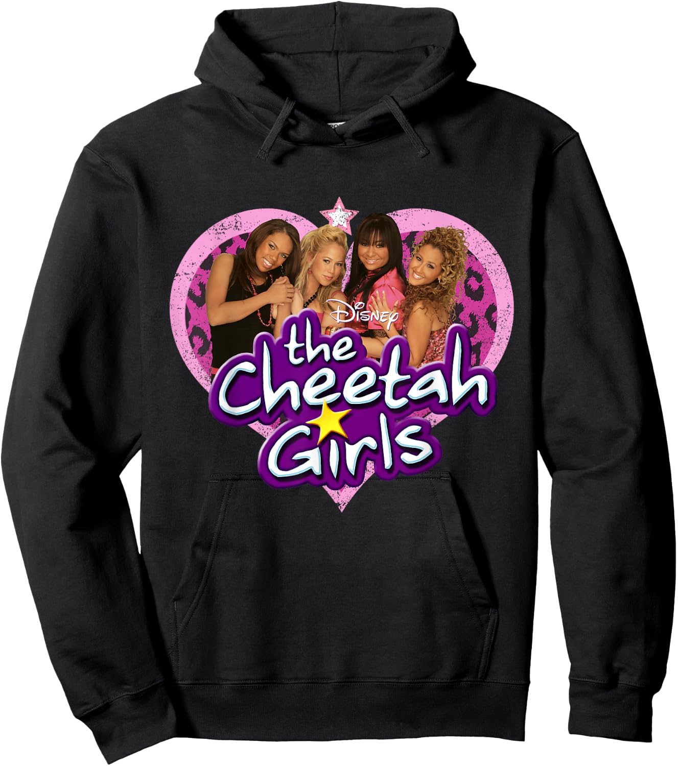 Disney Channel The Cheetah Girls Characters and Logo Small Hoodie - Hoodie | Black