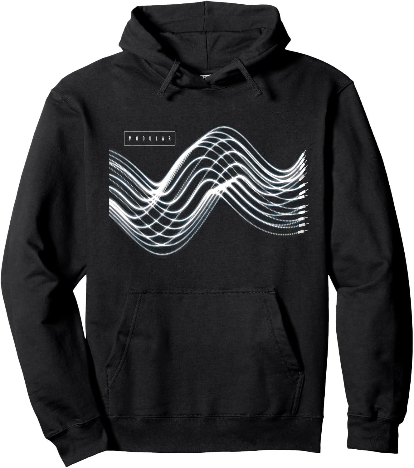 Modular Synthesizer I Synth Synthesizer DJ Festival Retro Hoodie - Hoodie | Black