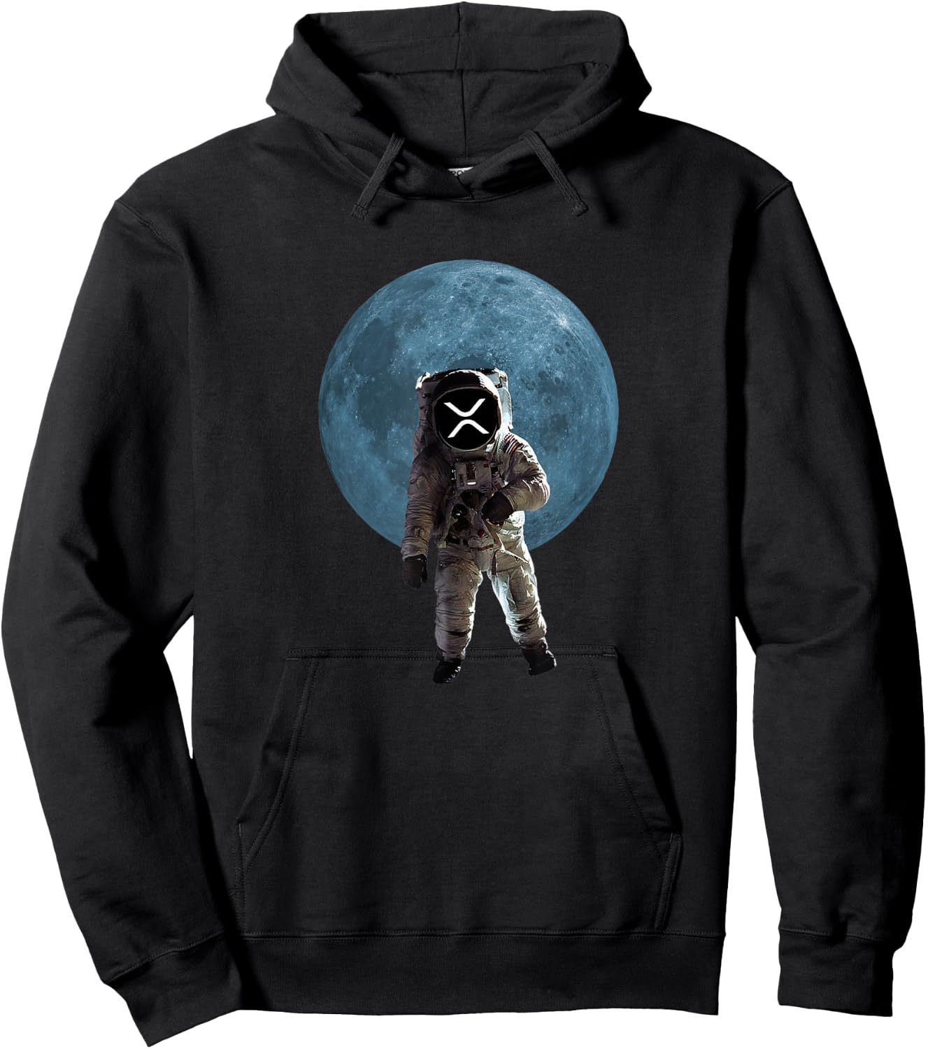 XRP Merchandise Cryptocurrency Gift Blockchain Crypto Hoodie - Hoodie | Black